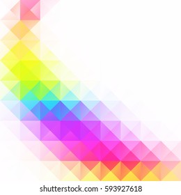 Colorful Grid Mosaic Background, Creative Design Templates