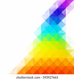 Colorful Grid Mosaic Background, Creative Design Templates