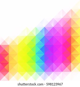 Colorful Grid Mosaic Background, Creative Design Templates