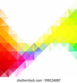 Colorful Grid Mosaic Background, Creative Design Templates
