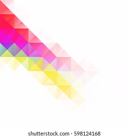 Colorful Grid Mosaic Background, Creative Design Templates