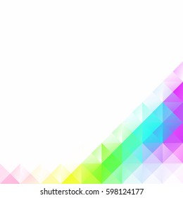 Colorful Grid Mosaic Background, Creative Design Templates