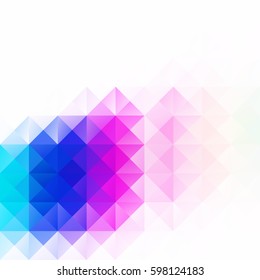 Colorful Grid Mosaic Background, Creative Design Templates