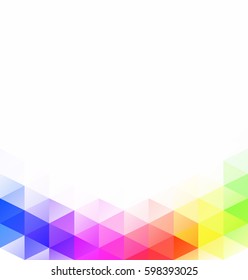 Colorful Grid Mosaic Background, Creative Design Templates
