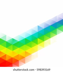Colorful Grid Mosaic Background, Creative Design Templates