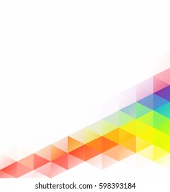 Colorful Grid Mosaic Background, Creative Design Templates
