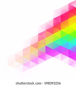 Colorful Grid Mosaic Background, Creative Design Templates