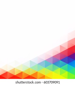 Colorful Grid Mosaic Background, Creative Design Templates