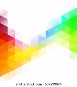 Colorful Grid Mosaic Background, Creative Design Templates