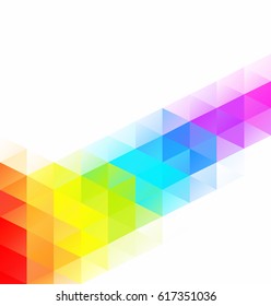 Colorful Grid Mosaic Background, Creative Design Templates
