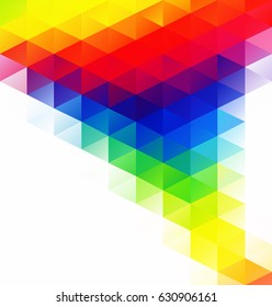 Colorful Grid Mosaic Background, Creative Design Templates