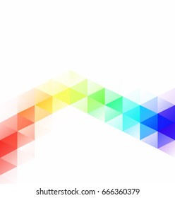 Colorful Grid Mosaic Background, Creative Design Templates