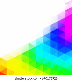 Colorful Grid Mosaic Background, Creative Design Templates