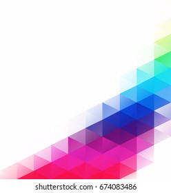Colorful Grid Mosaic Background, Creative Design Templates