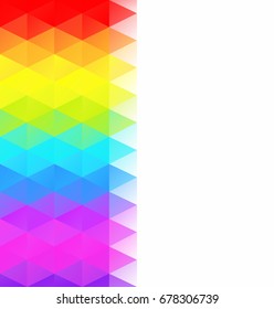 Colorful Grid Mosaic Background, Creative Design Templates