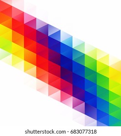 Colorful Grid Mosaic Background, Creative Design Templates