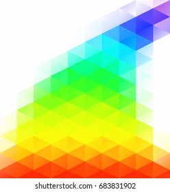 Colorful Grid Mosaic Background, Creative Design Templates