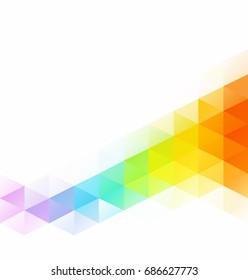 Colorful Grid Mosaic Background, Creative Design Templates