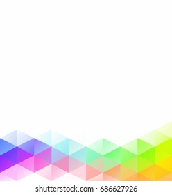 Colorful Grid Mosaic Background, Creative Design Templates
