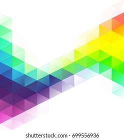 Colorful Grid Mosaic Background, Creative Design Templates