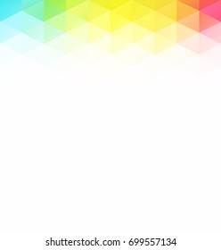 Colorful Grid Mosaic Background, Creative Design Templates