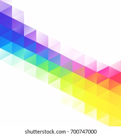 Colorful Grid Mosaic Background, Creative Design Templates