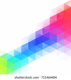 Colorful Grid Mosaic Background, Creative Design Templates