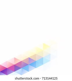 Colorful Grid Mosaic Background, Creative Design Templates