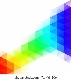 Colorful Grid Mosaic Background, Creative Design Templates