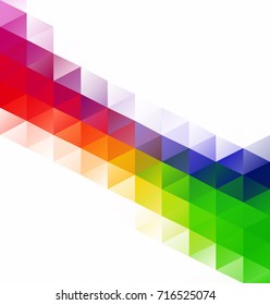 Colorful Grid Mosaic Background, Creative Design Templates