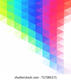 Colorful Grid Mosaic Background, Creative Design Templates