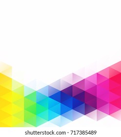 Colorful Grid Mosaic Background, Creative Design Templates