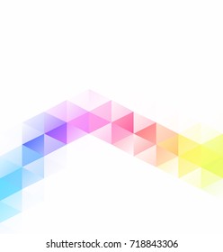 Colorful Grid Mosaic Background, Creative Design Templates