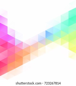 Colorful Grid Mosaic Background, Creative Design Templates