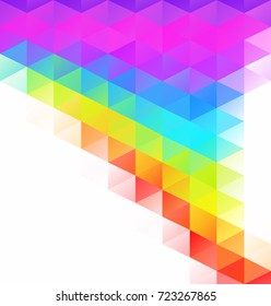 Colorful Grid Mosaic Background, Creative Design Templates