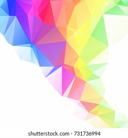 Colorful Grid Mosaic Background, Creative Design Templates