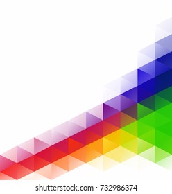 Colorful Grid Mosaic Background, Creative Design Templates