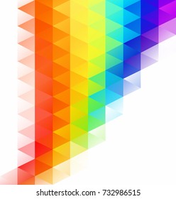 Colorful Grid Mosaic Background, Creative Design Templates