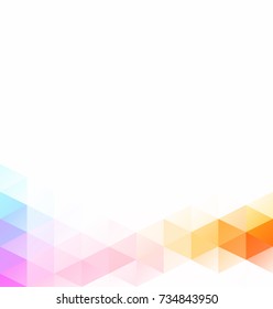 Colorful Grid Mosaic Background, Creative Design Templates