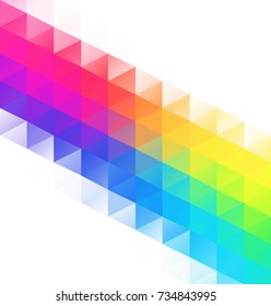 Colorful Grid Mosaic Background, Creative Design Templates