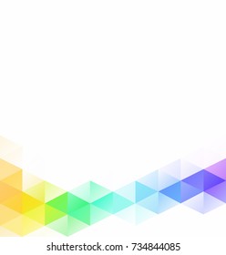 Colorful Grid Mosaic Background, Creative Design Templates