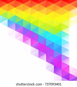 Colorful Grid Mosaic Background, Creative Design Templates