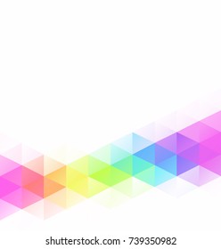 Colorful Grid Mosaic Background, Creative Design Templates