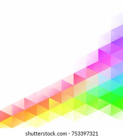 Colorful Grid Mosaic Background, Creative Design Templates