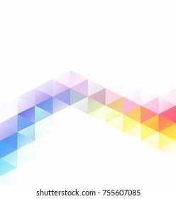 Colorful Grid Mosaic Background, Creative Design Templates