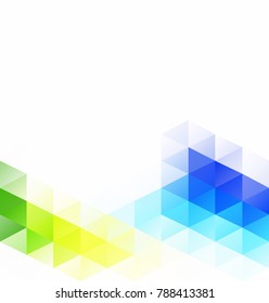 Colorful Grid Mosaic Background, Creative Design Templates