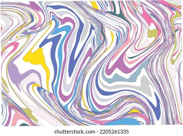 Colorful groovy background. abstract design Wavy psychedelic pattern,  illustration vector design.