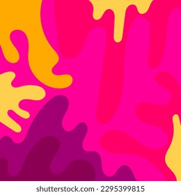 Colorful Groovy background design concept, abstract background
