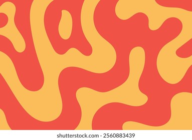 Colorful Groovy background design. perfect for modern backgrounds, wallpapers, and creative projects
