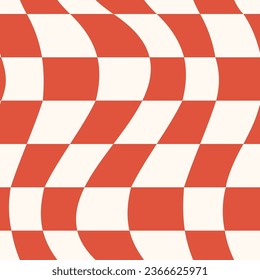 Farbenfrohe Traube überprüft nahtloses Muster. Psychedelische Vektorkunst für Textilien, Poster, Tapeten, Webdesign.